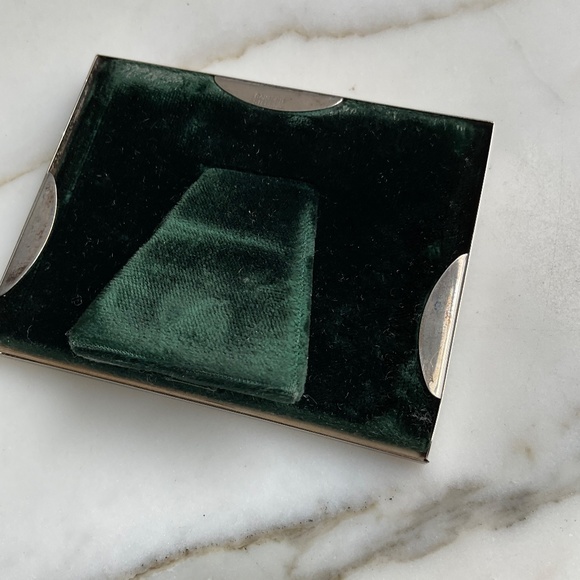 Vintage Sterling Silver Perpetual Desktop Calendar with original date cards - Picture 7 of 8